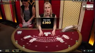 Double The Money On Blackjack Table - V58