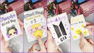 Blind Bag Paper ASMR🩷 Unboxing TikTok Compilation #3 🩷 I BTS | EMOJI | Shinobu | Lalafanfan