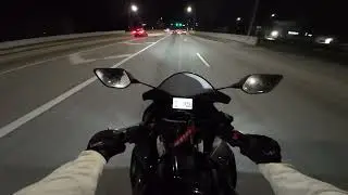 Chill Night Ride (Pov) Yamaha R3