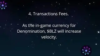 $BLZ Utility in BLUZELLE'S DENOMINATION