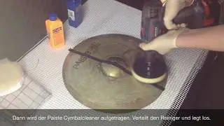 Stark oxidierte Becken ( Cymbal ) reinigen ! Für extreme Fälle ! (Urheber frei)