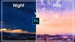 How To Change Night into Day Fast in Photoshop CC