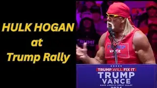 Hulk Hogan Back at Madison Square Gardens Speaking at Trump Rally