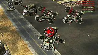 China Nuke 1 vs 4 GLA GLA General - C&C Generals Shockwave Chaos