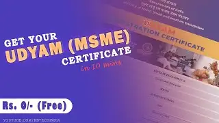 How to get Udyam MSME Certificate in 10 Mins for FREE