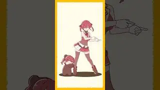POKÉDANCE踊ってみた⚡クマリンとマリン船長#shorts #ポケダンス