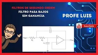 Filtros de segundo orden: Filtro Pasa Bajos. Config. Sallen-Key (1)