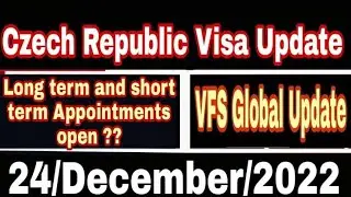 Czech Republic Visa Update | Czech Republic Embassy Delhi | Czech Republic Appointment | VFS Czech