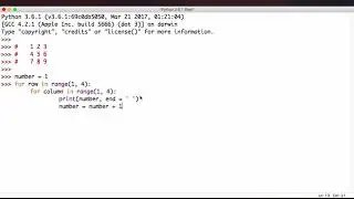 (Programming with Python:Hands-On Introduction) 23-Nested loop implementation in Python