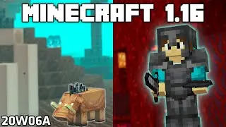 Minecraft 1.16 - Snapshot 20w06a: NETHER BIOMY a NOVÉ BRNĚNÍ A ZBRANĚ!