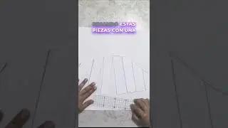 Crea una Manga Campana con Doble Vuelo #shorts