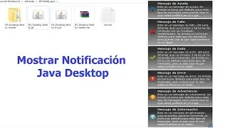 Servicio de notificación en Java Netbeans