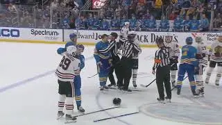 Chicago Blackhawks Take Exception After Pavel Buchnevich Shoots Puck At Periods End