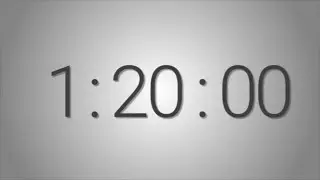 80 Minutes (1 hr. 20 min.) countdown Timer - Beep at the end | Simple Timer (eighty min)