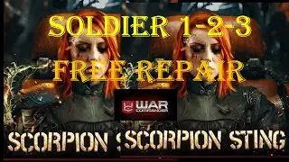 War Commander : SCROPION STING/ SOLDIER 1-2-3 / FREE REPAIR