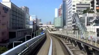 Yurikamome monorail From Aomi to Shibaura