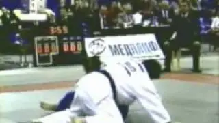 Barefooted judo womens final absolut weight