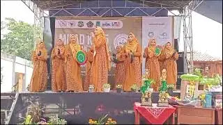 festival qosidah rebana milad GIC. latihan di geber 5 hari saja assakinah dapat juara 3