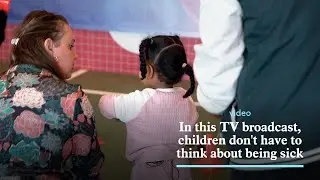 At the Emma Children's Hospital TV broadcast, kids can just be kids again for a moment.