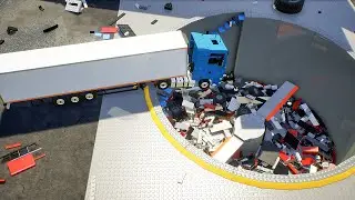 Lego Cars vs Shredding Pit 4 | Brick Rigs