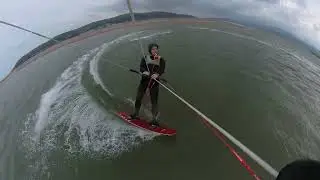 Kitesurfing Ynyslas Slingshot Supernatural 23 April 2022