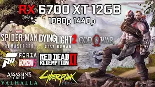 AMD RX 6700 XT 12GB + RYZEN 5 5600X | Test in 15 Games | 1080p - 1440p | in 2022