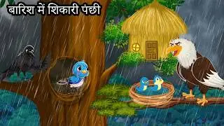 कार्टून चिड़िया | बारिश  New Episode | Chidiya Wala Cartoon | Tuni Achi Cartoon | Hindi Kahani