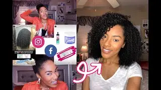 I Let IG & FB Choose My Hairstyle!