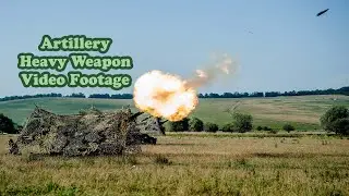 Military Artillery Heavy Bowgun Weapons Video Footage