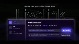 Lottielab Livelink CDN | Host, optimise and ship animations in 1-click.