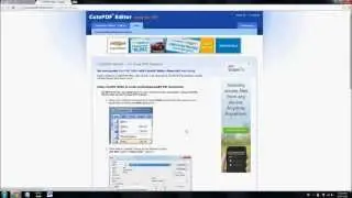 How to convert a document to a PDF - CutePDF