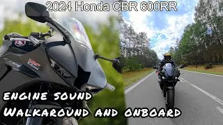 2024 CBR 600RR walkaround details raw onboard and sound