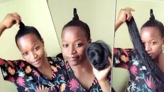 Where Brazilian wool is mixed, creative hairstyle