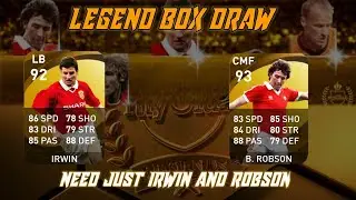 Legend Box draw | Need Just Irwin and Robson!🔥