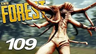 The Forest HARD MODE - Part 109 - VILLAGE FENCE & BENCHES