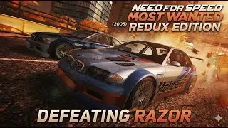 The Final Showdown: BMW M3 GTR vs. Razor | NFS Most Wanted Redux Gameplay