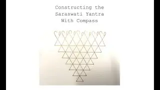 Saraswati Yantra - Construction with Compass
