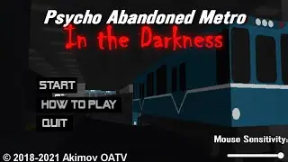 Psycho Abandoned Metro In The Darkness