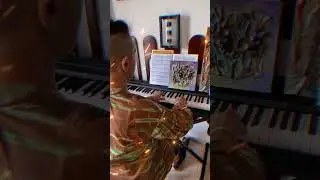 My paintings are my music score :) #abyssimo #shorts #piano #art