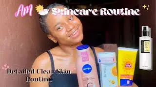MY DETAILED MORNING SKINCARE ROUTINE for a GLOWING & YOUTHFUL Skin | Self-care Routine