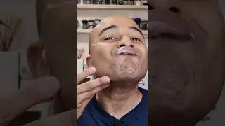 ASMR SHAVE K2 Black Razor by Pearl Shaving💈🔊🪒🧼🎞👌🏾💈#asmr #grooming #skincare #relaxing #satisfying