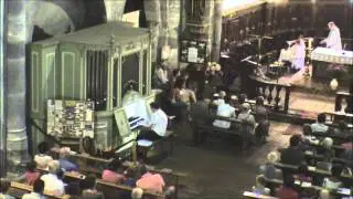 Organ of Monêtier les Bains  offertoire improvisation on laudate si o mi signore by eric DALEST