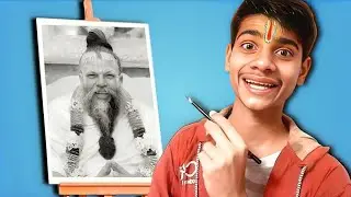 Premanand Maharaj Ki Sketch | How To Draw Premanand Maharaj Gi ❤️❤️