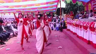 Dhim Tana Cover Dance | Mone Rong Legeche Basanta Eseche Dance | Kotchandpur Girls School