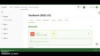 Creating a course from a template in Moodle