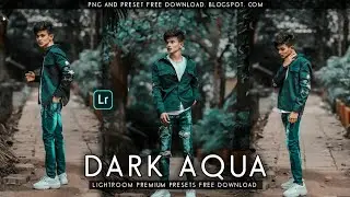 Dark Aqua Lightroom Mobile Preset | Lightroom Presets DNG & XMP