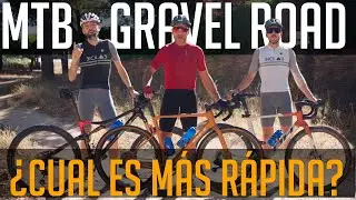 MTB vs ROAD vs GRAVEL ¿Cuál es más rápida?