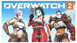 Overwatch 2 with a posse of Egirls