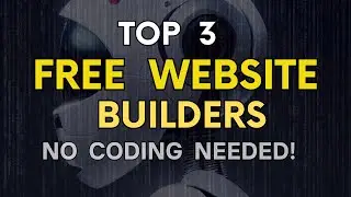 top 3 FREE AI webiste builders: Create A Website in Minutes (no coding)