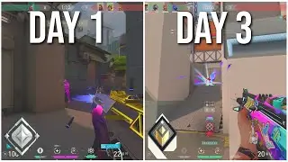 Lowering My Sensitivity Every Day in Valorant